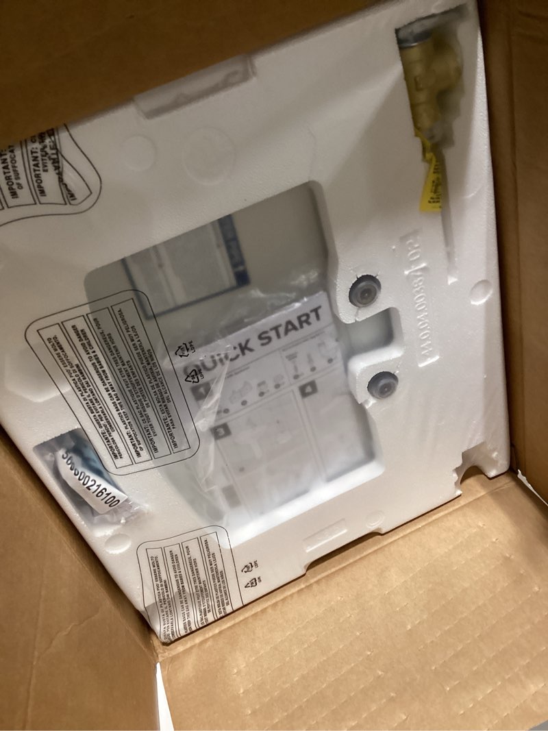 Condition photo showing New/Like New for 8 gallon capacity, 120-volt – ariston andris mini tank electric water heater – heating solution for under sink, rv, and compact spaces, smart boost for versatile heating, simple installation