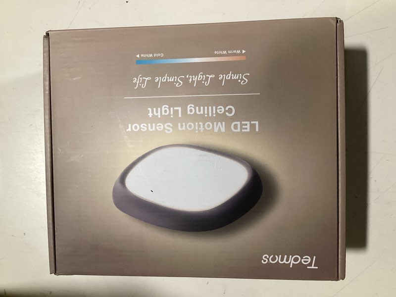 2 Pack Motion Sensor Rechargeable Ceiling Light with Remote, 12000mAh Wireless Shower Lights for Ins