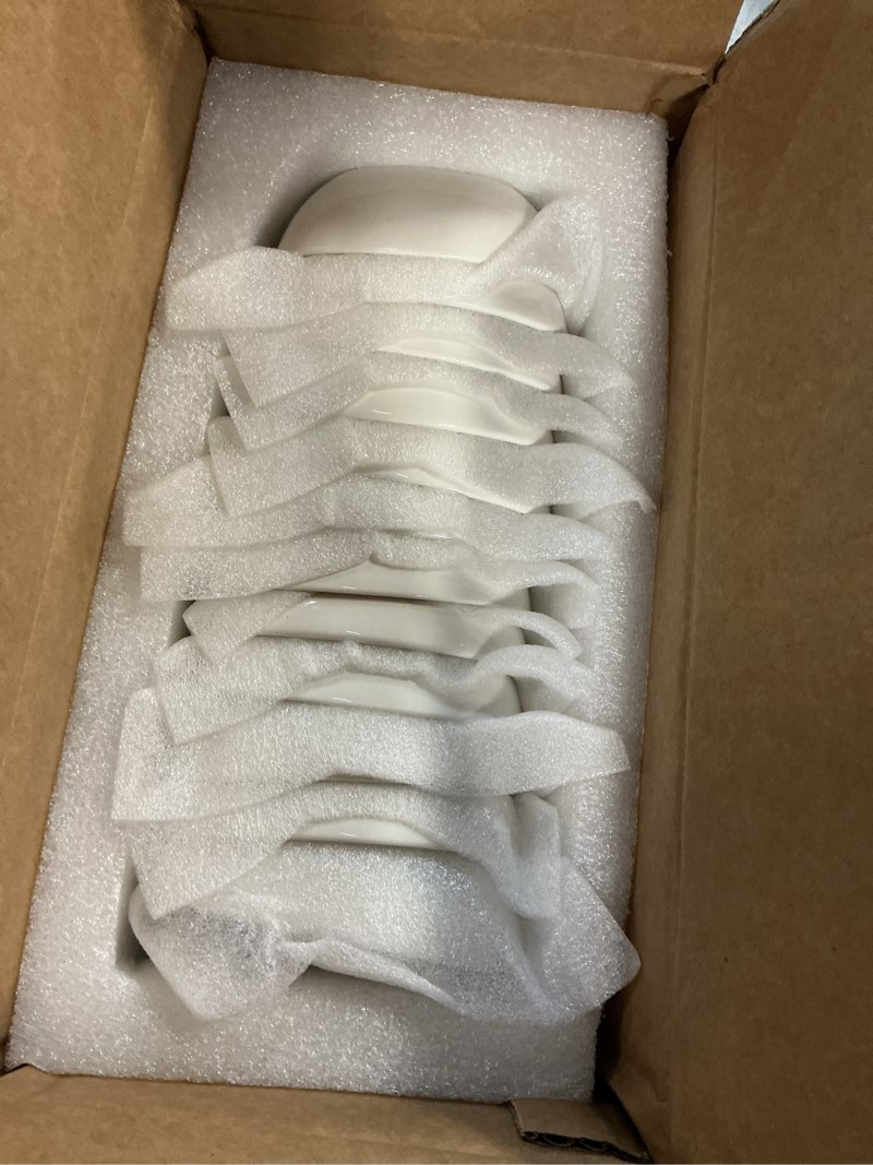 Condition photo showing New/Like New for malacasa 5 oz porcelain dip bowls set, 12 pack small ramekins, dipping sauce dishes, stackable tiny ramekins for pudding, souffle, brulee, dessert, snack, charcuterie boards accessories, oven safe