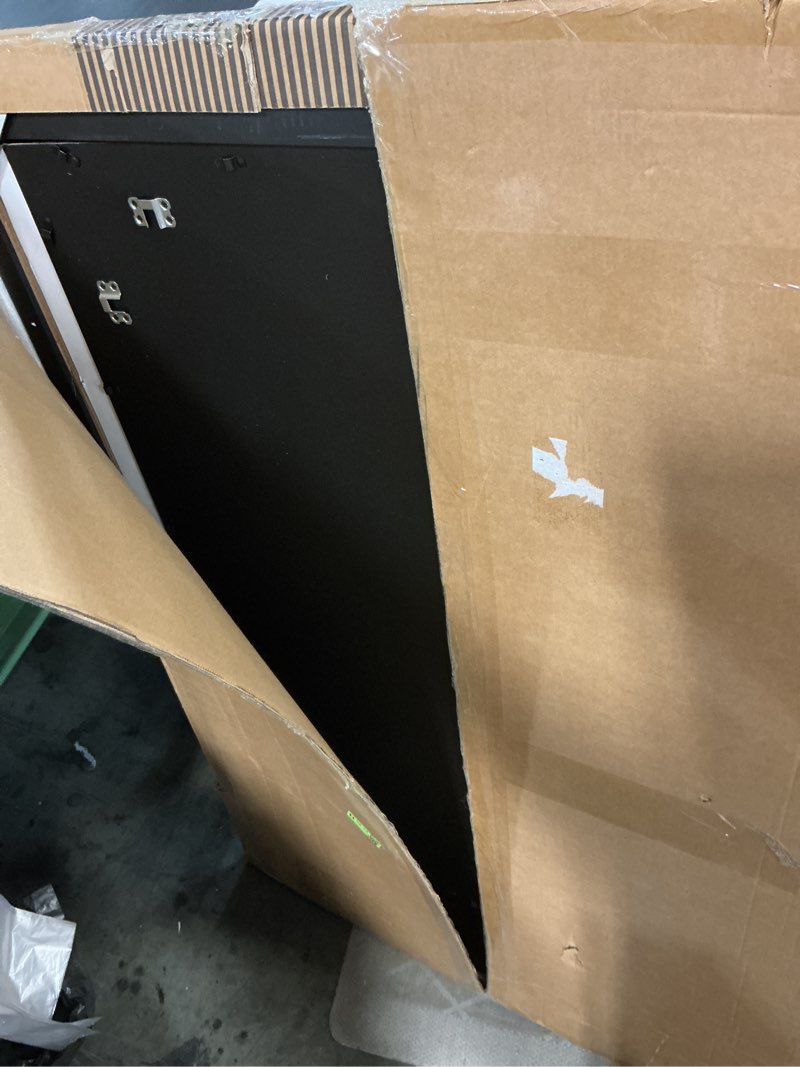 Condition photo showing Good Condition for Americanflat 28x40 Poster Frame with Polished Plexiglass - Use as 24x36 Frame with Mat or Display 28x40 Photo Without Mat - Epic Collection - Wide Picture Frames for Wall Display - Black Black 24x36 with Mat