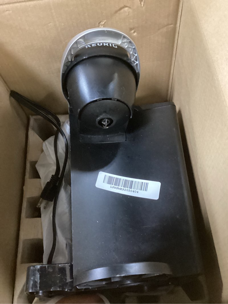 Condition photo showing As Is for Keurig K-Classic Single Serve K-Cup Pod Coffee Maker, with 3 Brew Sizes, 48oz Removable Reservoir, Black