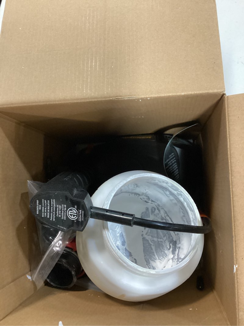Condition photo showing As Is for wagner flexio 2500 electric handheld hvlp paint sprayer