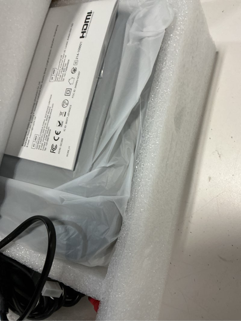 Condition photo showing Good Condition for [short throw/built in apps] projector 4k with wifi and bluetooth, 2000ansi tof auto focus keystone smart projector for dolby audio home theater movie, kogata outdoor projector portable ceiling gray grey
