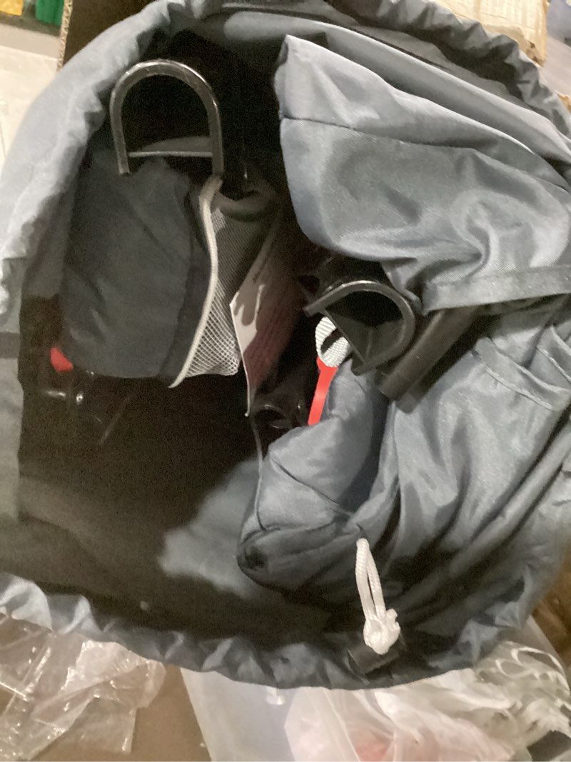 Condition photo showing Good Condition for 5-in-1 baby bassinet bedside sleeper, foldable pack and play,one-push bedside crib with playard, includes mattress, changing table, mosquito net, music toy & storage for newborn to toddler (dark grey) dark grey crib