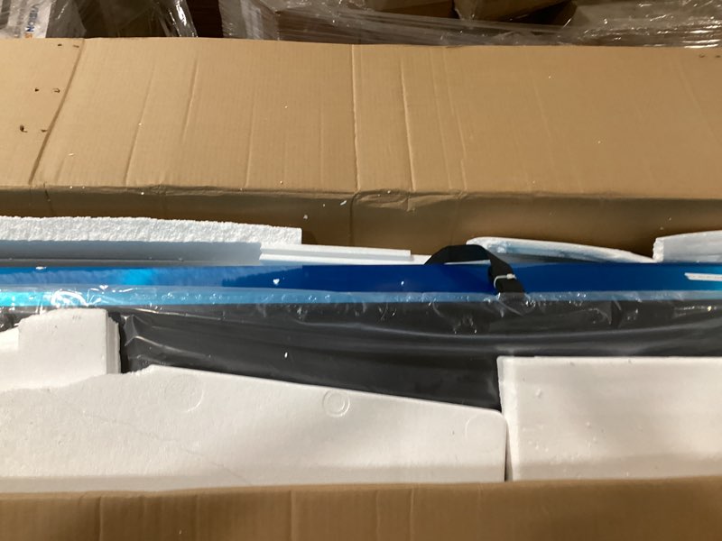 Condition photo showing As Is for vevor retractable tonneau cover, 5.5 ft hard retractable tonneau cover with built-in drainage pipe for 2021-2024 ford f-150 crew cab, customized design with double-lock & t-slot 5.5 ft hard automatic retract