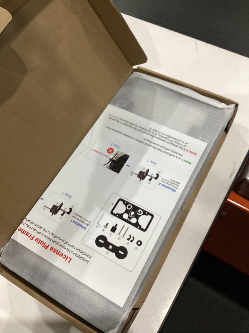 Front Bumper Tow Hook License Plate Mount Bracket Compatible with Lincoln Aviator,Corsair,Nautilus 2