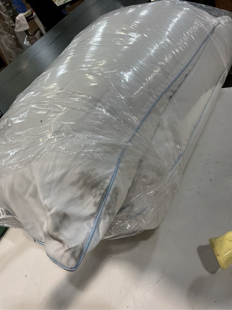 Condition photo showing As Is for serta perfect sleeper comfy sleep eco-friendly bed pillow, 2 pack, queen size