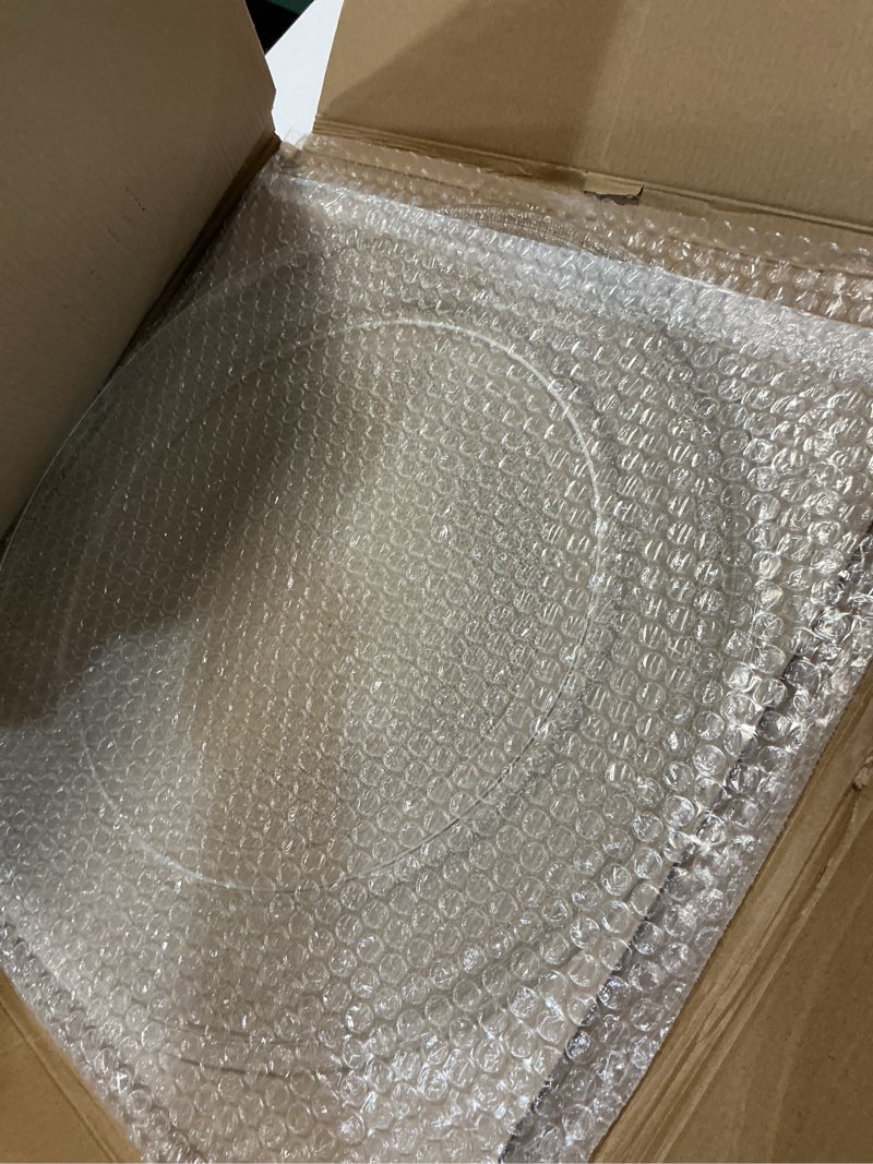 Condition photo showing New/Like New for 16" microwave glass turntable plate, 16" / 40.6cm microwave tray replacement glass plate, glass tray replacement for lg, ge, magic chef, hotpoint, panasonic, kenmore, etc
