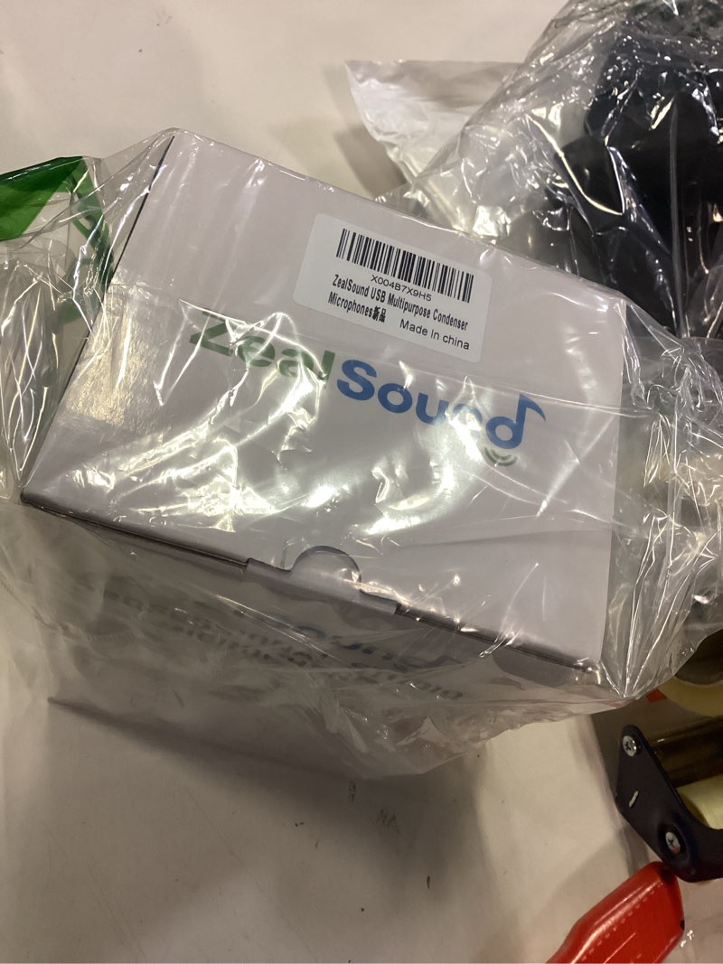 Condition photo showing New/Like New for ZealSound USB Microphone for iPhone,Noise Cancellation Condenser mic with Touch Mute,Gain,Echo,Monitoring,RGB for iPad,PC,Podcast,Streaming,Twitch,YouTube,Discord,Computer,PS4,PS5,Mac,GamerWave K66