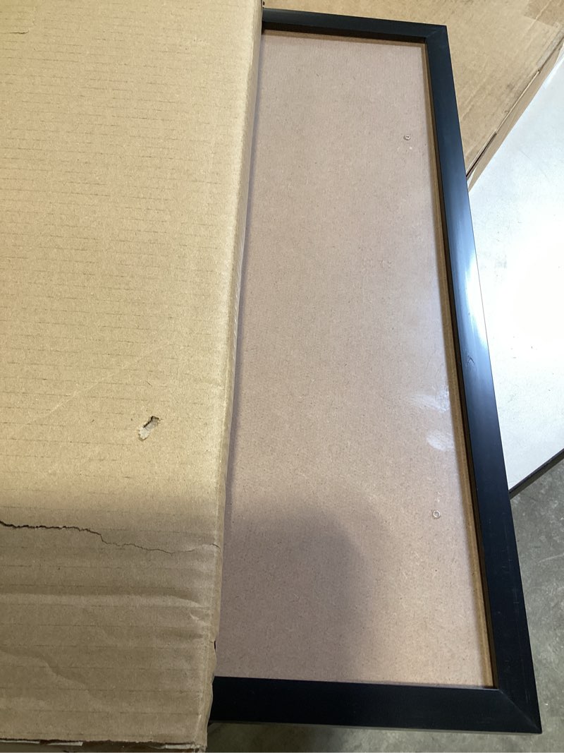 Condition photo showing Good Condition for lavie home 14x18 picture frame for wall display, 14x18 black picture frame with hd plexiglas, 14 x 18 poster frame 1 pack, display frame for vertical or horizontal, classic collection black 14x18 1