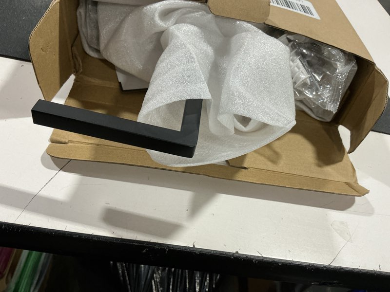 Condition photo showing Good Condition for kokosiri black towel rack 20'' bathroom towel shelf with double towel bars sus304 matte black stainless steel wall mounted, b6003bk-l20 20-inch matte black