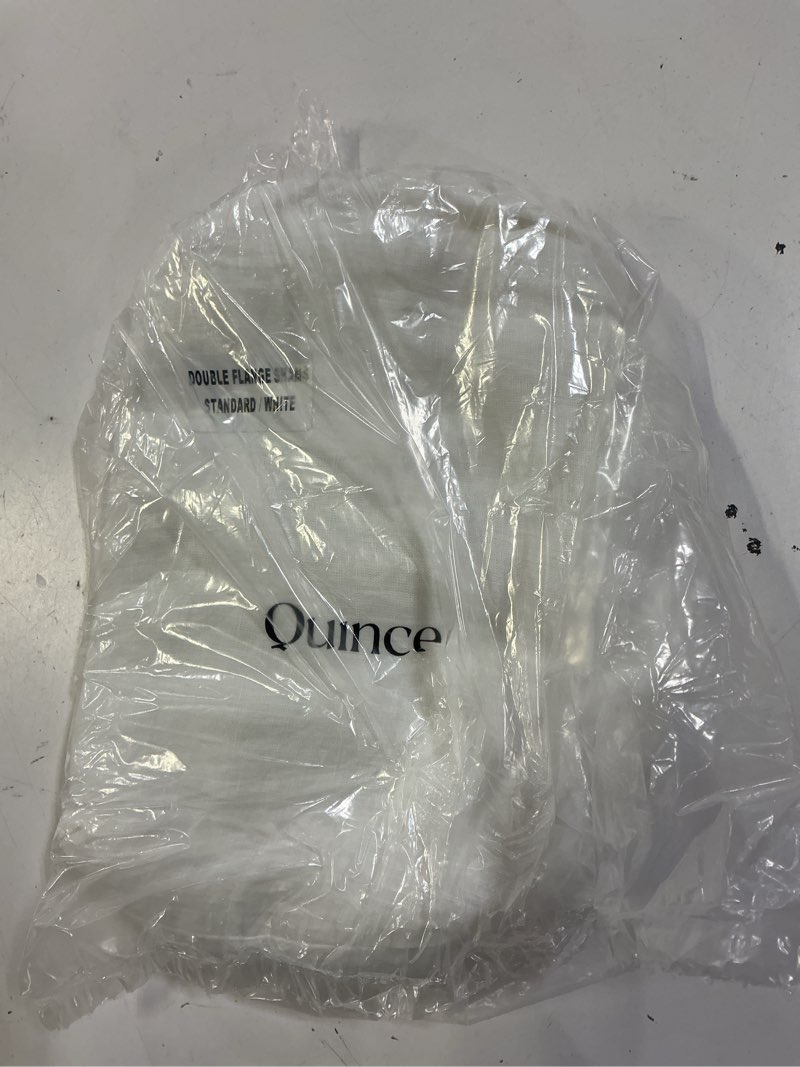 Condition photo showing Good Condition for quince linen double flange sham set standard