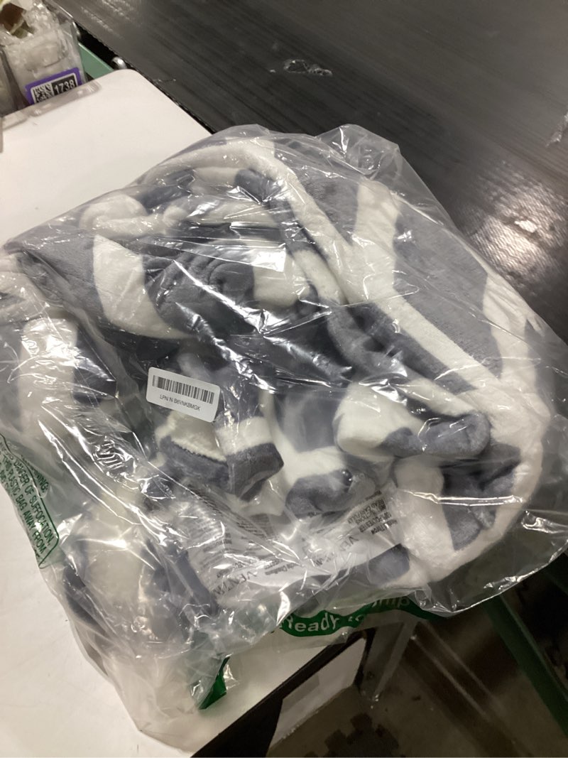 Condition photo showing Good Condition for VENTIMI Electric Blanket Heated Throw, 50" x 60" Heated Blanket with 5 Heat Levels & 3 Hours Auto Off, Fast Heating Blankets with ETL & FCC Certification, Grey Grey Throw