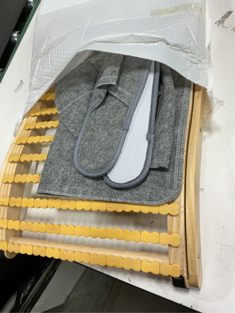 Condition photo showing Good Condition for BESTNEWIE Soft and Flexible Sauna Backrest Made with Bamboo Blocks for Steam Sauna and Infrared Saun