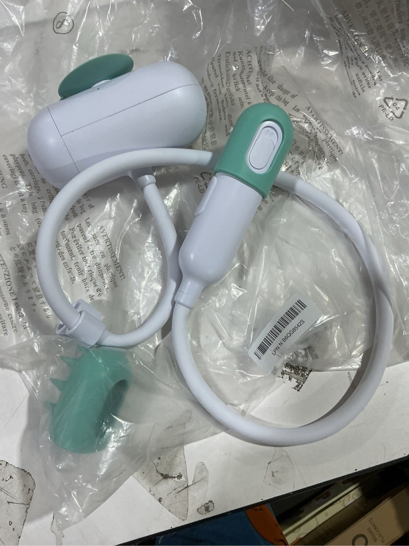 Condition photo showing Good Condition for Frida Baby Control The Flow Bathtub Sprayer Attachment for Baby Bathtub, Shower Head with Scalp Massager, Control Waterflow with 2 Pressure Modes