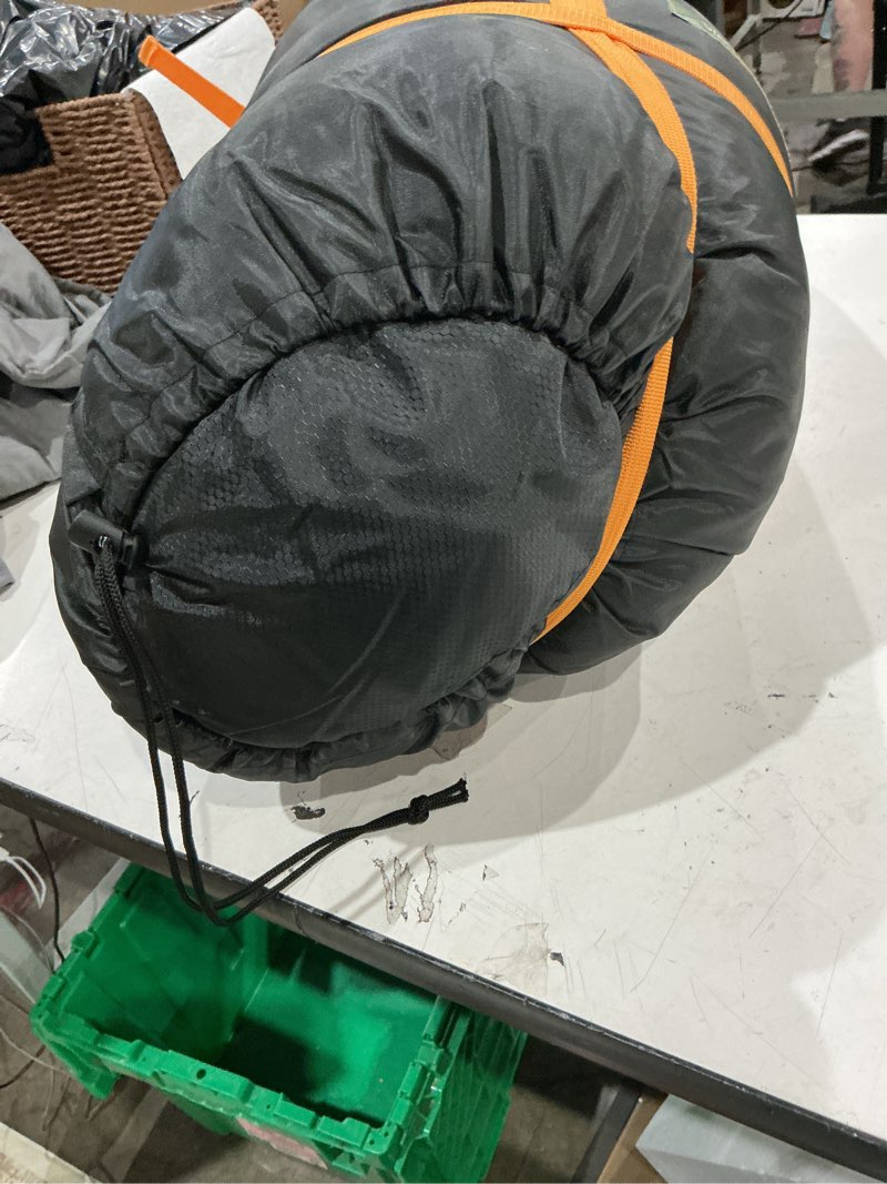 Condition photo showing Good Condition for large 0 degree sleeping bags for adults cold weather sleeping bag camping winter below zero 20 15 flannel big and tall xxl black-flannel 90*40in