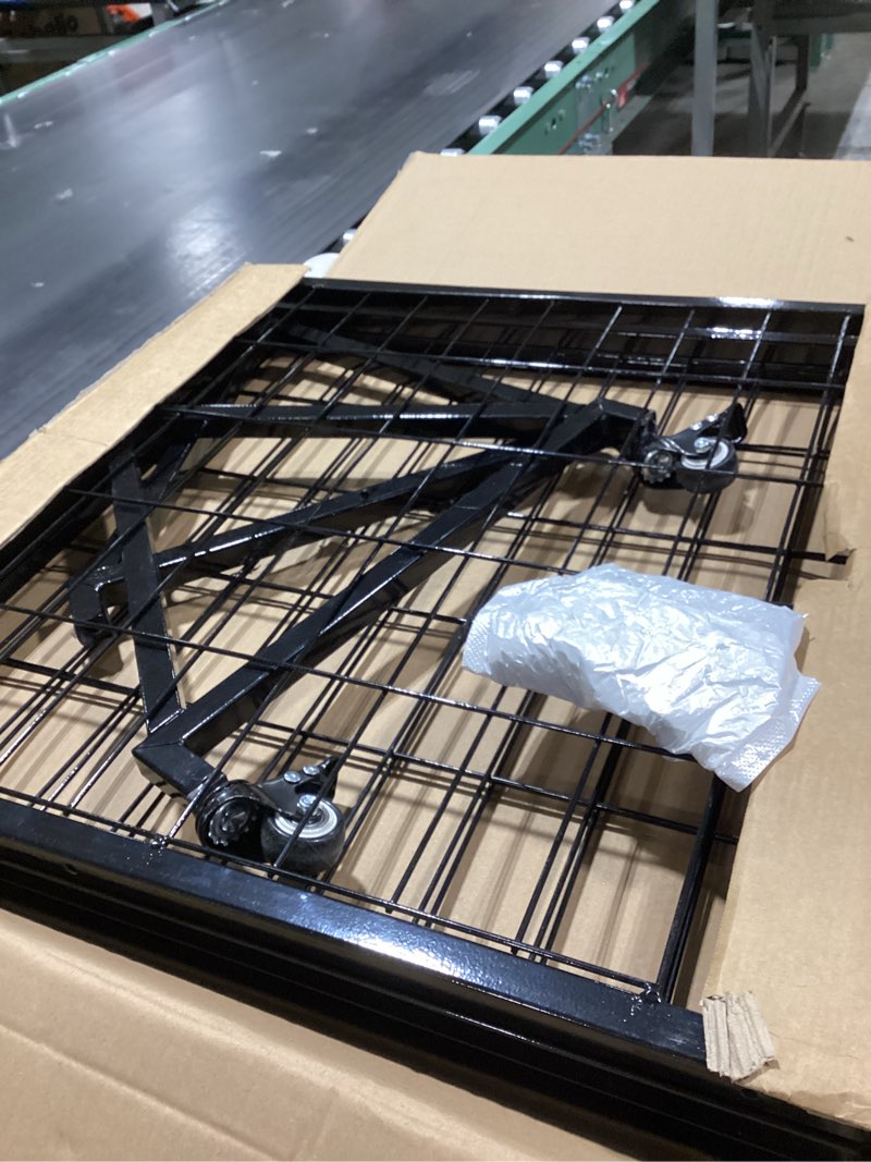 Condition photo showing Good Condition for Foldable Grid Wall Panels, Gridwall Panels with Folding Baskets, Tool-Free Assembly and Folding, for Storage and Retail Merchandise Display (Black)