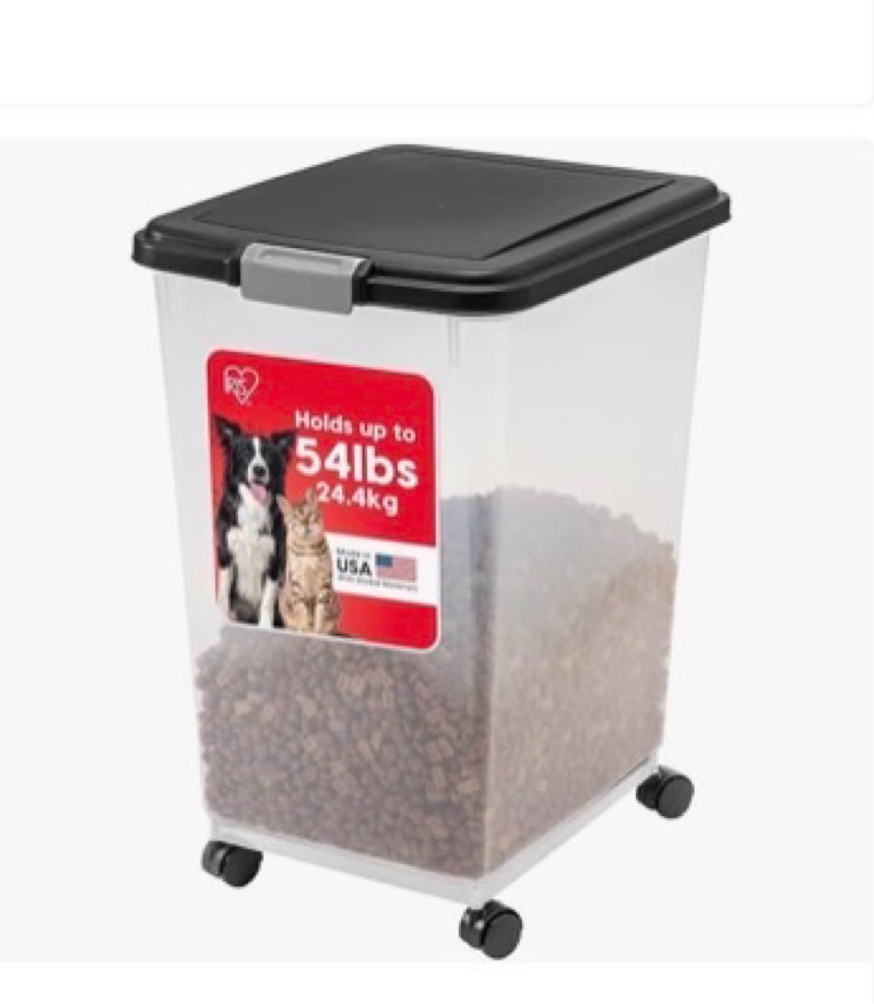 Amazon Basics Pet Food Storage Container 50lbs