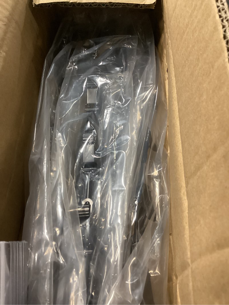 Condition photo showing Good Condition for 9pcs hanging merchandise strips with hooks, 31 inch metal retail display rack with label header, chip rack for potato chips, snack, party, collection pack of 9