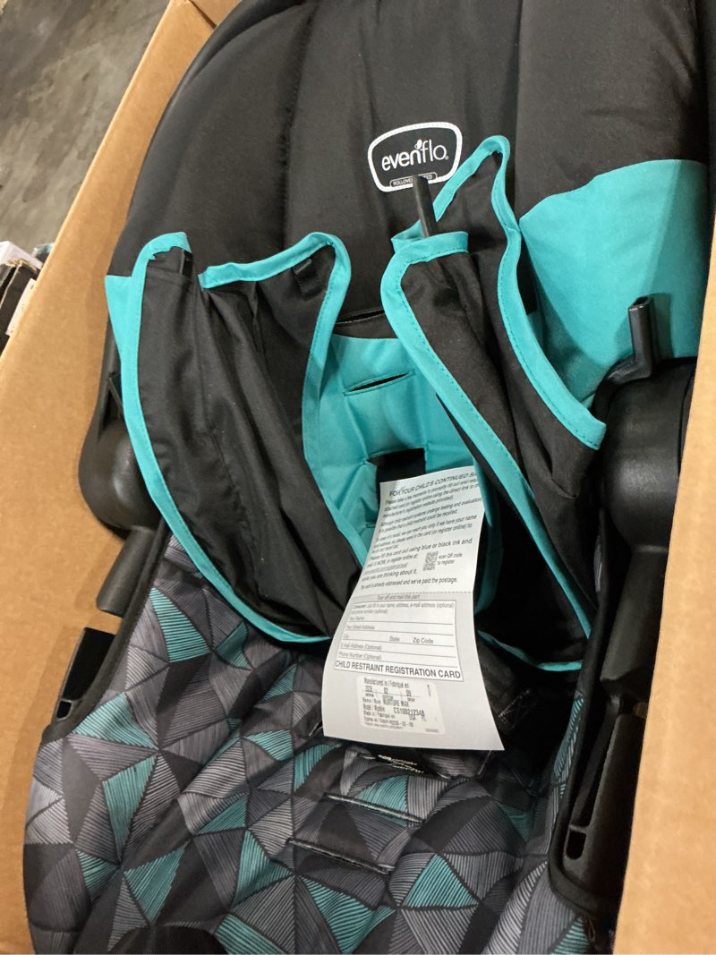 Condition photo showing Good Condition for evenflo nurturemax infant car seat (dallas blue)