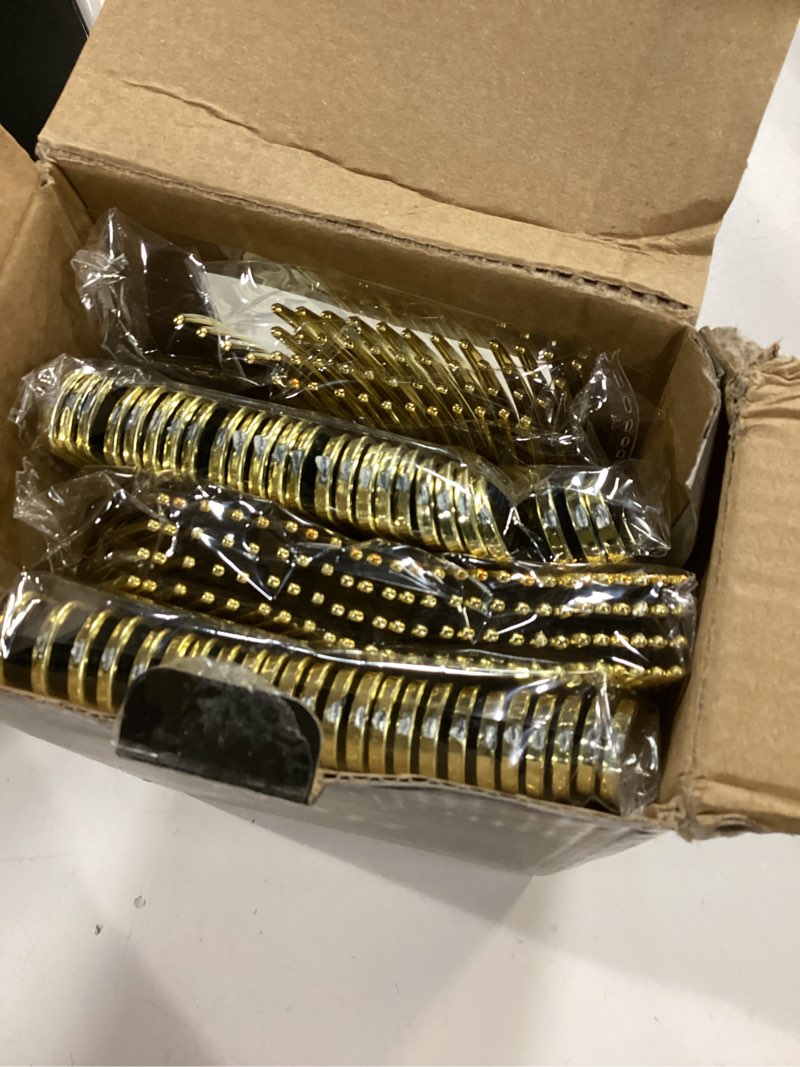 Condition photo showing Good Condition for N9R 100PCS Gold Plastic Silverware - Gold Plastic Cutlery Set Disposable Flatware Dinnerware -50 Forks, 25 Spoons, 25 Knives for Party, Birthday, Wedding Gold-100pcs