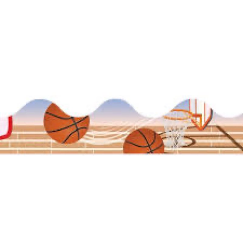 Eureka Basketball Deco Trim