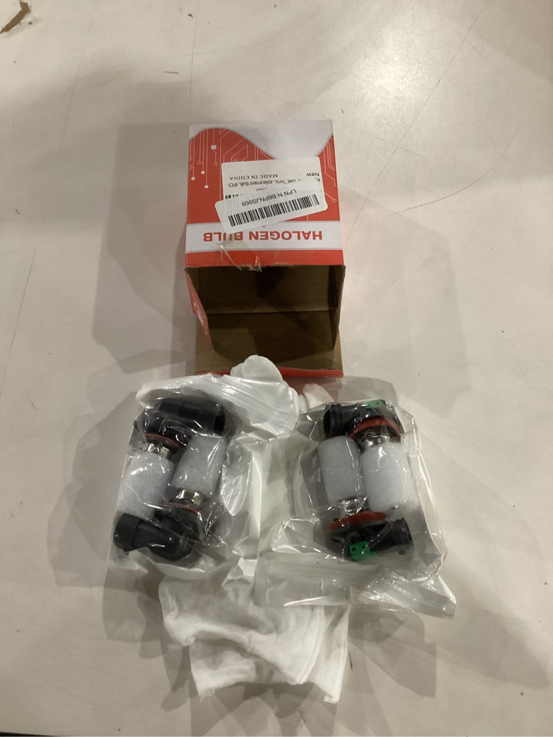 Condition photo showing New/Like New for for gmc terrain 2010 2011 2012 2013 2014 2015 2016 2017 2018 light bulbs high performance halogen headlight bulbs 9005 high beam+h11 low beam front light car replacement bulb, 4pcs for terrain halogen bulb
