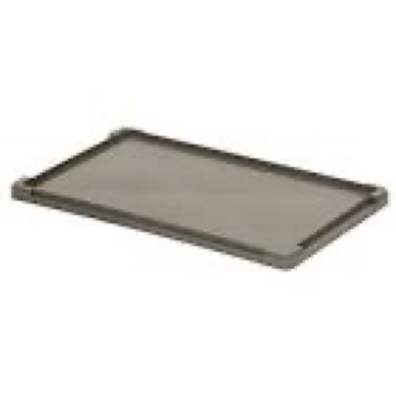(2pcs)FSE 373-LID2415 Tote Box Lid, for use with RSO02415-5, RSO02415-7 and RSO02415-9, Gray, Made in USA