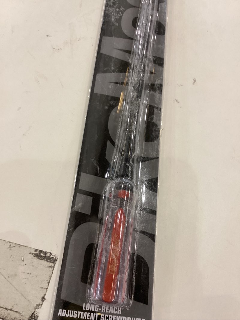 Long reach adjustment screwdriver