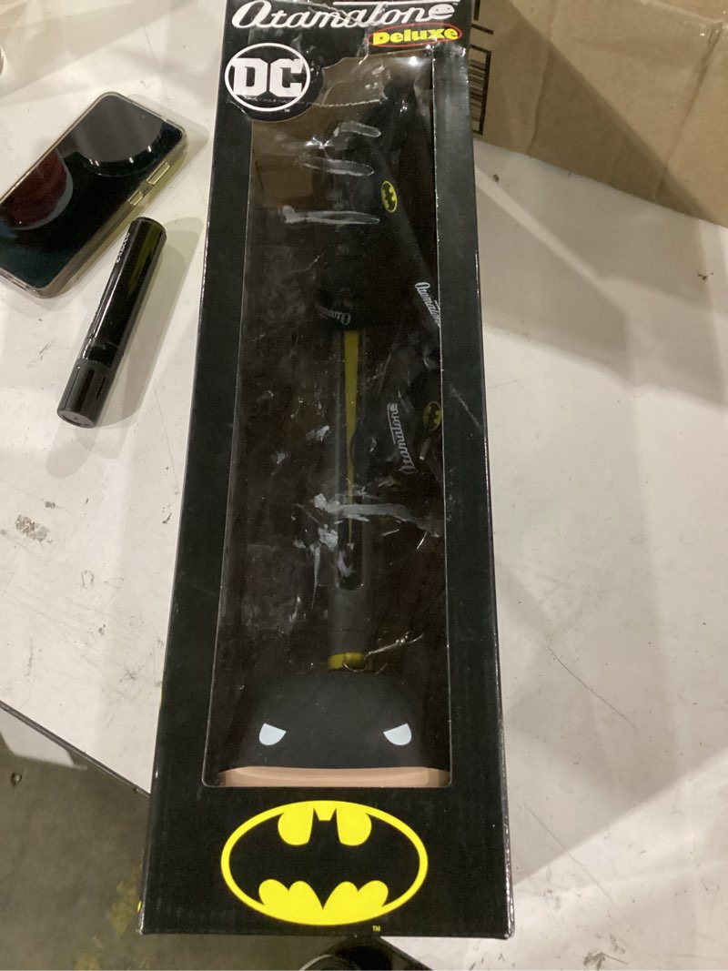 Condition photo showing Good Condition for otamatone deluxe dc comics synthesizer musical instrument - batman | portable digital synthesizer from japan by maywa denki with 3.5mm aux jack & strap, unique gift for teens & adults