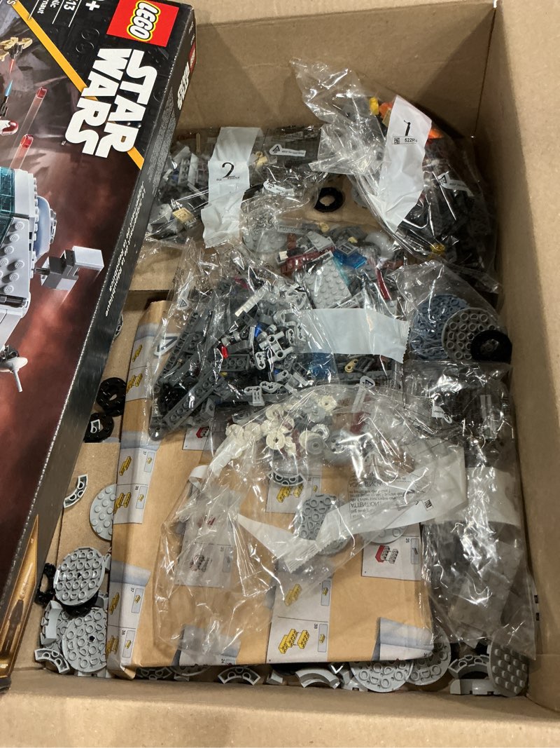 Condition photo showing As Is for lego star wars: the clone wars republic juggernaut building toy for kids - pretend play set w 8/ toy figures - collectible model kit for boys & girls, ages 9+ - gift idea for birthdays - 75413