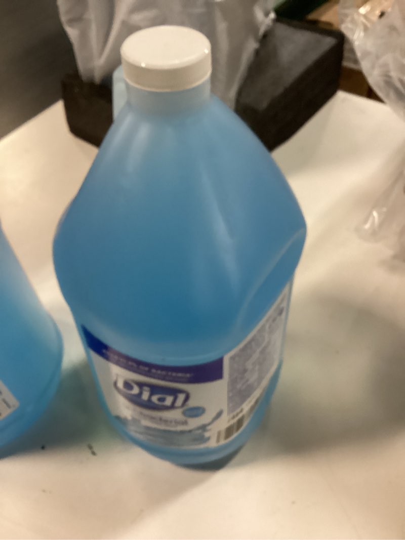 Condition photo showing New/Like New for dial complete spring water antibacterial liquid hand soap, 128 fl oz refill bottle (pack of 1) fresh 128 fl oz (pack of 1)