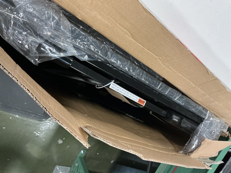 Condition photo showing As Is for WAOWAO Baby Gate 100-109.42" Extra Wide Pressure Mounted Walk Through Swing Auto Close Safety Black 