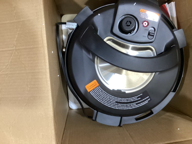 Condition photo showing item condition for Instant Pot Pro (8 QT) 10-in-1 Pressure Cooker, Slow Cooker, Rice/Grain Cooker, Steamer, Sauté, Sous Vide, Yogurt Maker, Sterilizer, and Warmer, Includes App with Over 800 Recipes, Black 8 Quarts