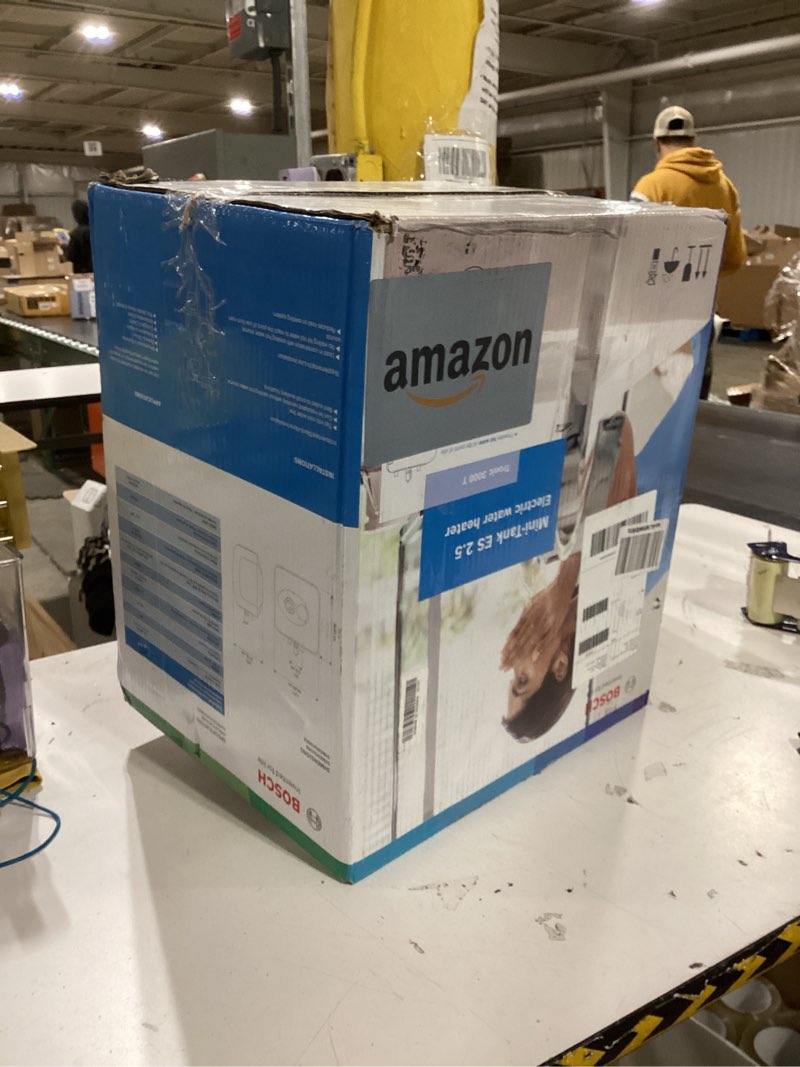 Condition photo showing New/Like New for BOSCH Electric Mini-Tank Water Heater Tronic 3000 T 2.5-Gallon (ES2.5) - Eliminate Time for Hot Water - Shelf, Wall or Floor Mounted 2.5 Gallon Water Heater