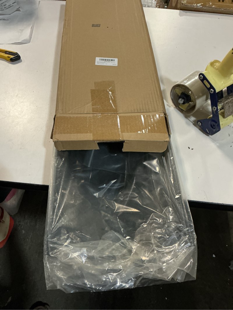 Condition photo showing New/Like New for Blulu Heat Shield for Wood Stove Adjustable Stove Pipe Shield Fits Stovepipes 6" to 8" Length Extend 22.5" to 42" Steel Black Coated Fireproof Heat-Resistant for Wall Ceiling Pipe Protector
