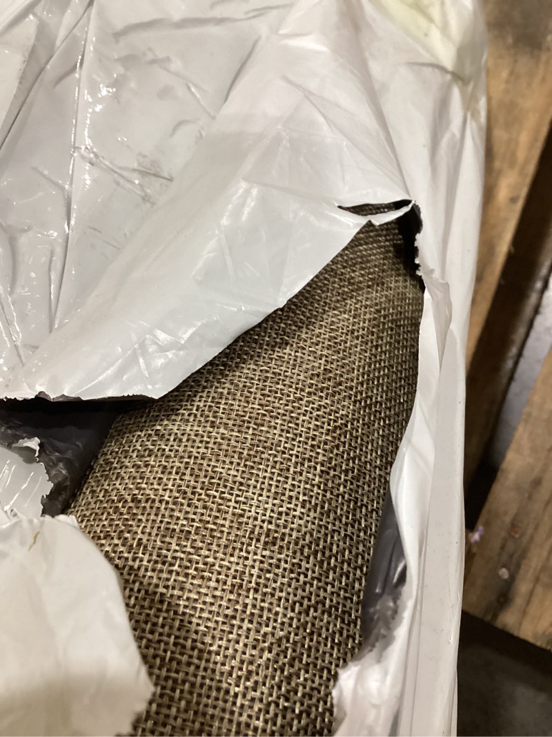 Condition photo showing New/Like New for 1/10 inch ultra thin indoor door mat, long-lasting & maximum non-slip rubber backing, washable & stain-resistant entryway mats with powerful dirt trapper for various entrance, 29''x17'', khaki rounded serged edges(khaki) 1'5" x 2'5" (rectangular)