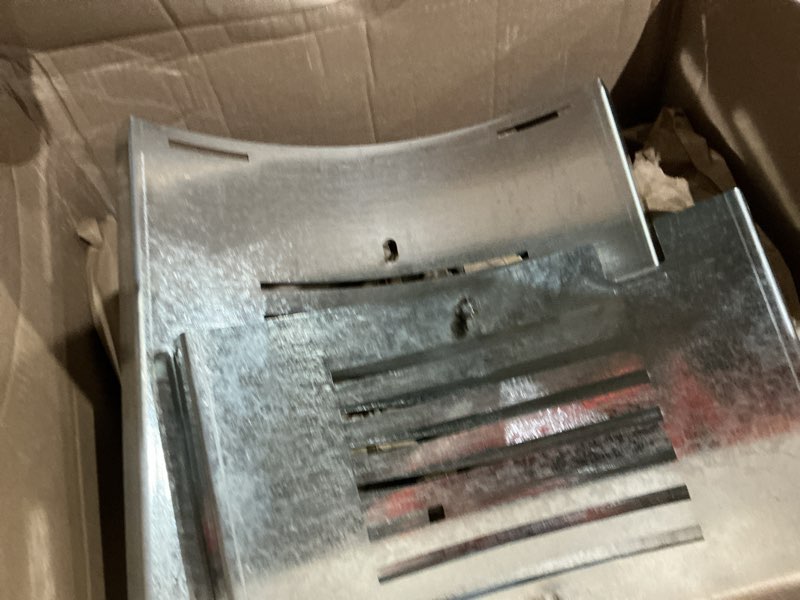 Condition photo showing As Is for flame broiler kit for pit boss pb820 pb850 series pellet grills, sliding cover and adjustable bottom set for grill replacement for pit boss 820d3, 850ps2 and more | heavy-duty steel, adjustable cover and bottom, replacement parts for pit boss 820d3 850ps2 grills and more