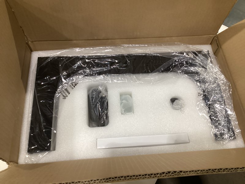 Condition photo showing As Is for Floating Shoe Display Magnetic Levitation Sneaker Stand with LED Light Rotating Levitating Holder Rack for Shoes Collectors Advertising Exhibition Shoe Store Show Home Decoration, Black, SIMILAR TO STOCK PHOTOS