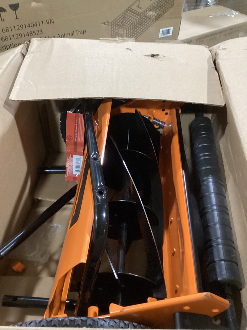 Condition photo showing As Is for lawnmaster lmrm1602 push reel lawn mower 16-inch 5-blade