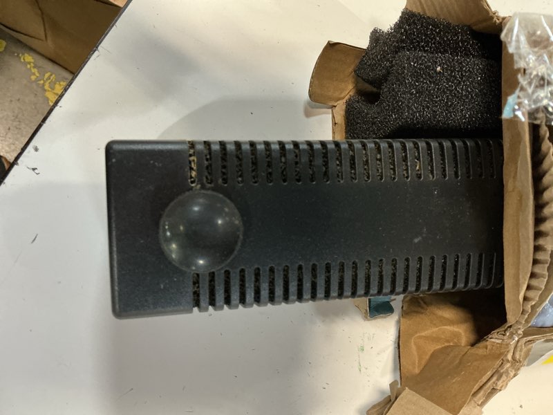 Condition photo showing As Is for coospider-repta 200gph aquarium filter, u-v for aquarium for 20-75 gal tank, submersible pump filter for green water and algae clean, ultra-silent green killing machine with fish tank deodorization aquarium filter for 20-75 gallon black