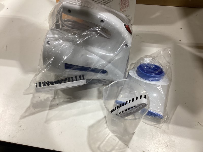 Condition photo showing Good Condition for hilife steamer for clothes, portable handheld clothing steamer, 240ml big capacity, 700w, strong power, fabric quick wrinkle remover with brush for home, office(only 120v) -blue