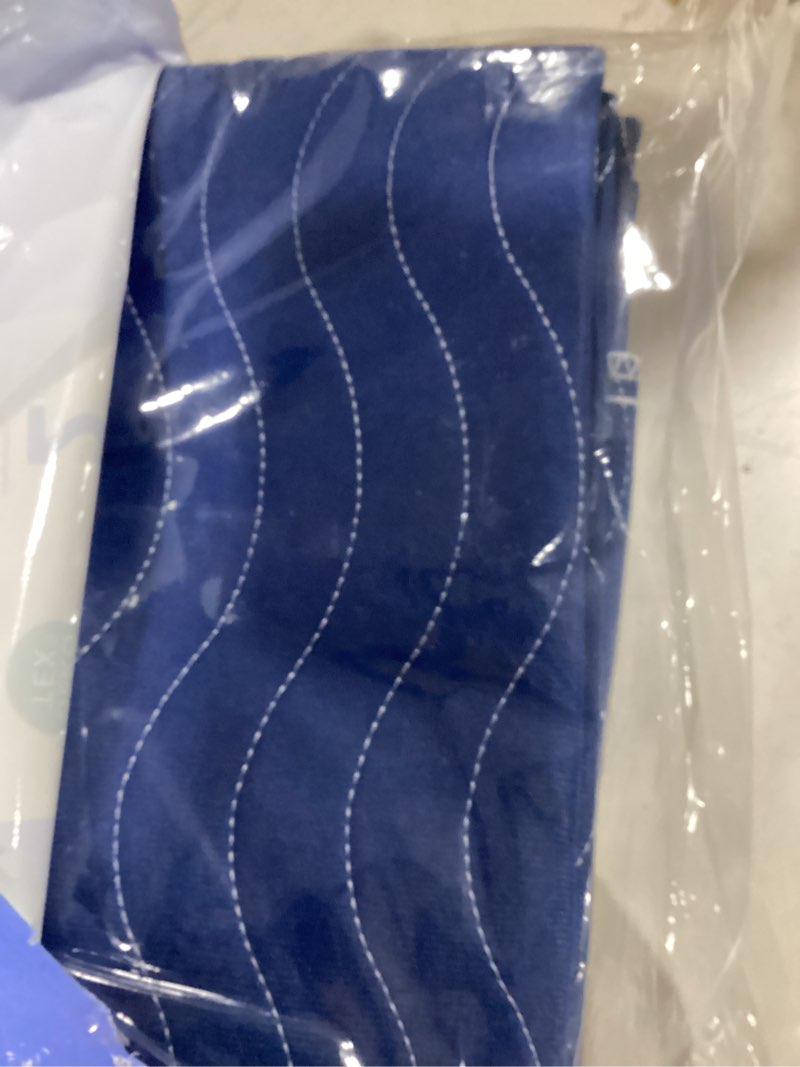 Condition photo showing New/Like New for accompagner incontinence bed pads washable waterproof, ultra-absorbent reusable underpads for diaper changing, nursing, bedridden, adults, seniors, kids and dogs (navy, 36"x54"(pack of 2)) navy 36"x54" (2 pack)