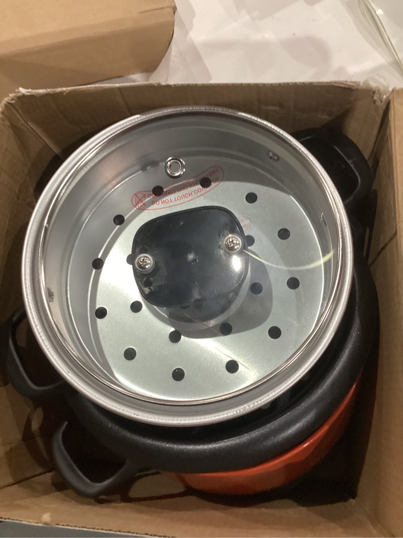 Condition photo showing As Is for AROMA® 3-Cup (UnCooked) / 1.5Qt / 6-Cup Cooked Rice & Grain Cooker (ARC-743-1NGOR) 1.5Qt. Red