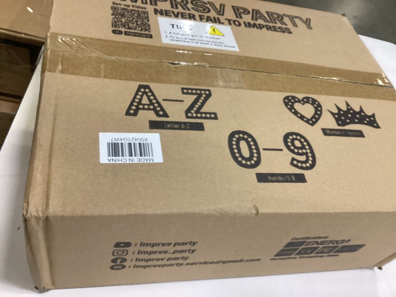 Condition photo showing New/Like New for Marquee Numbers Silver Party Decoration: 4FT Large Light Up Number 2 for 2nd 20th 21st 22nd Birthday Anniversary Backdrop Cardboard White Sign Mosaic Balloon Frame Number 2 Silver