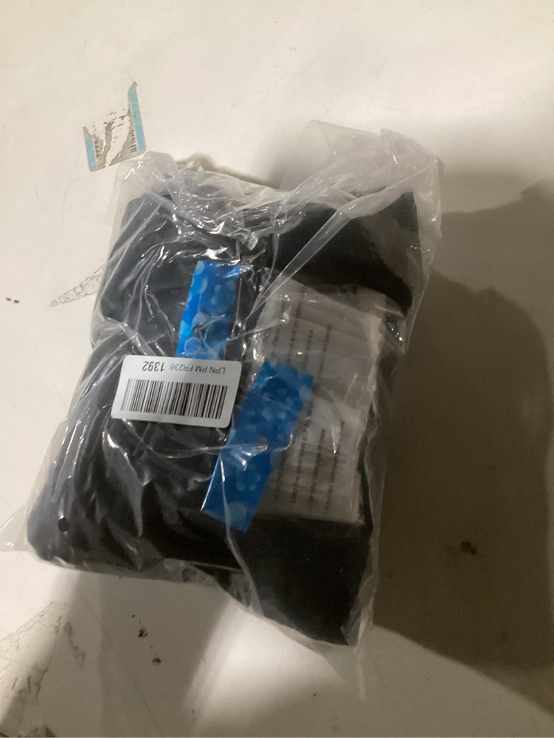 Condition photo showing Good Condition for PARTISKY Black Polyester Table Skirt for Rectangle Tables 8ft, Wrinkle Resistant Pleated Ruffle Table Cloth for Banquet Wedding Trade Baby Shower Display Gift Dining Table Black Table Skirt 108" x 30" (Rectangular)