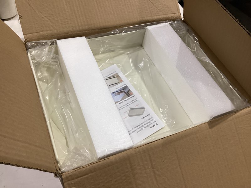 Condition photo showing As Is for pull out cabinet organizer fixed with adhesive nano film, slide out dish drying rack for kitchen cabinets, pull out drawer for kitchen under sink organizer pull out - bowl dish rack