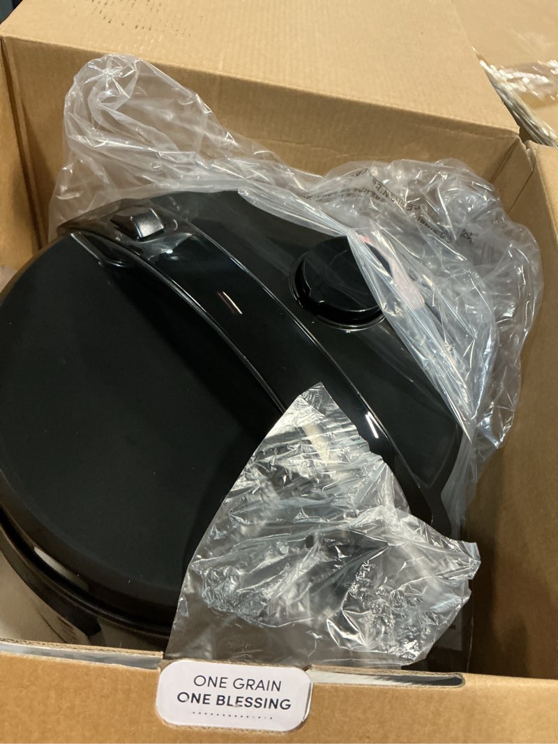 Condition photo showing As Is for aroma housewares aroma® professional 20-cup (cooked) / 5qt. digital rice cooker, steamer, and slow cooker pot with 10 smart cooking modes, including sauté-then-simmer® professional 10 cup uncooked / 20 cup cooked