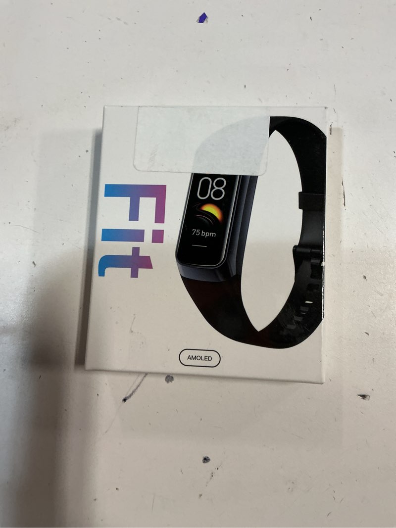 Condition photo showing New/Like New for Fitness Tracker with Step Counter/Calories/Stopwatch, Activity Tracker, Health Tracker with Heart Rate Monitor, Sleep Tracker,1.10''AMOLED Touch Color Screen, Pedometer Watch for Women Men Dark Purple