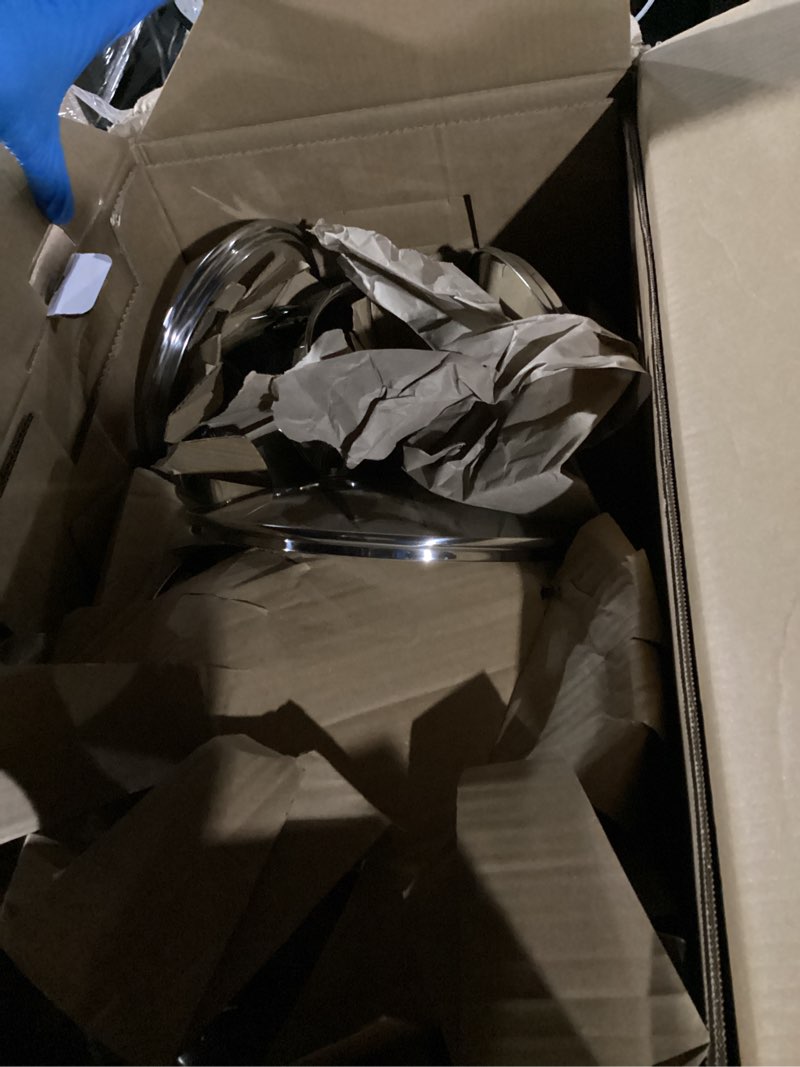 Condition photo showing As Is for Cuisinart 17-Piece Cookware Set, Chef's Classic Steel Collection 77-17N